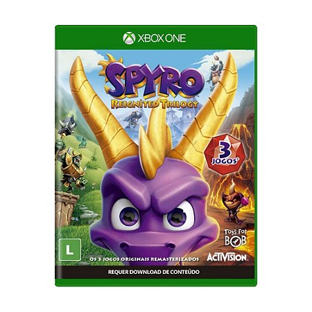 Jogo Spyro Reignited Trilogy - Xbox One - Mídia Física