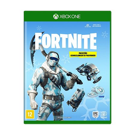 jogo fortnite pacote congelamento profundo xbox one - pacote inicial fortnite season 9