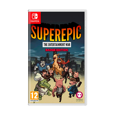 Jogo SuperEpic: The Entertainment War (Badge Edition) - Switch - Mídia Física