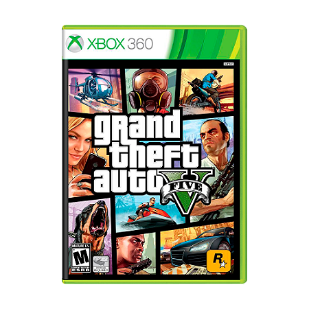 Jogo Grand Theft Auto V - Xbox 360