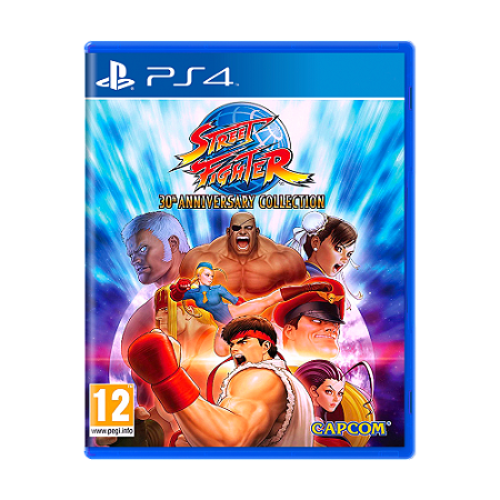 Jogo Street Fighter 30th Anniversary Collection - PS4 - Mídia Física