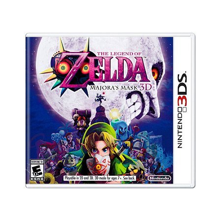 Jogo The Legend Of Zelda: Majora's Mask 3d Standard Edition Nintendo 3ds Físico
