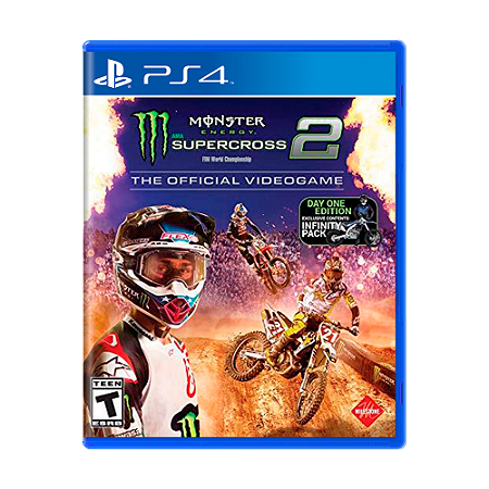 Jogo Monster Energy Supercross 2 - The Official Videogame - PS4 - Mídia Física