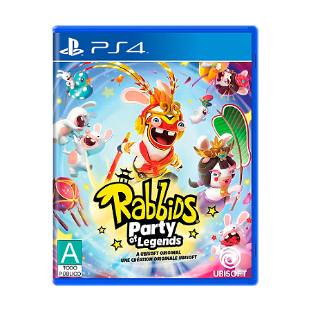 Jogo Rabbids party of legends - PS4 - Mídia Física
