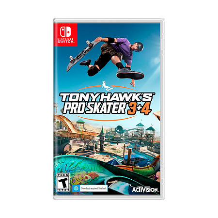Jogo Tony Hawk's Pro Skater 3+4 - Nintendo Switch - Mídia Física