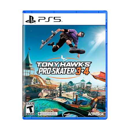 Jogo Tony Hawk's Pro Skater 3+4 - PS5 - Mídia Física