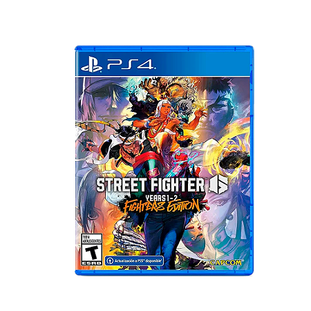 Jogo Street Fighter 6: Years 1-2 Fighters Edition - PS4 - Mídia Física
