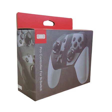 Controle sem fio Preto e Prata para Nintendo Switch - Sem Marca