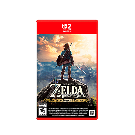 Jogo The Legend of Zelda: Breath of the Wild - Nintendo Switch 2 Edition - Mídia Física