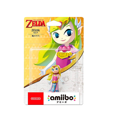 Nintendo Amiibo: Zelda - Zelda The Wind Waker - Wii U e New Nintendo 3DS