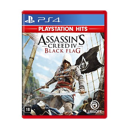 Jogo Assassin's Creed IV: Black Flag (PlayStation Hits) - PS4 - Mídia Física