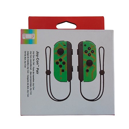 Controle Nintendo Joy-Con (Esquerdo e Direito) Verde e Dourado - Switch