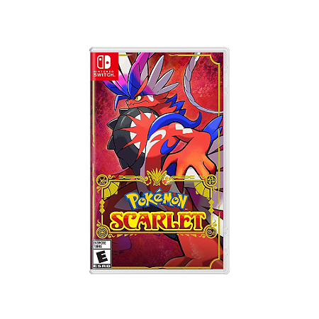 Jogo Pokemon Scarlet - Switch - Mídia Física (USA)