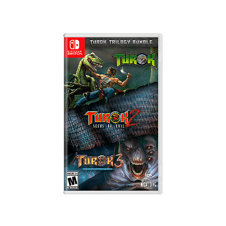 Jogo Turok Trilogy Bundle - Switch - Mídia Física