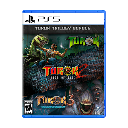 Jogo Turok Trilogy Bundle - PS5 - Mídia Física