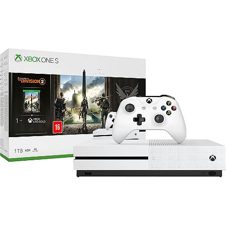 Console Xbox One S 1TB (Pacote Tom Clancy's The Division 2) - Microsoft
