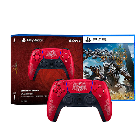 Bundle (Controle DualSense Monster Hunter Wilds + Jogo Monster Hunter Wilds) - PS5