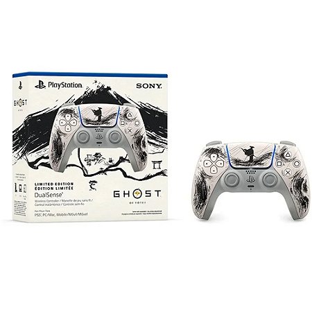Controle DualSense Edição Ghost of Yõtei Black - Sony