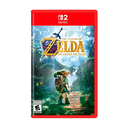 Jogo The Legend of Zelda: Ocarina of Time - Switch 2 - Mídia Física - PRÉ-VENDA IMPORTADA - 1º LOTE