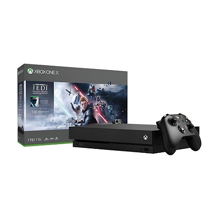 Console Xbox One X 1TB (Pacote Star Wars Jedi: Fallen Order) - Microsoft