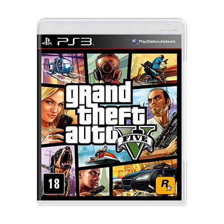 Jogo Grand Theft Auto V - GTA V - Playstation 3 - Seminovo - Games