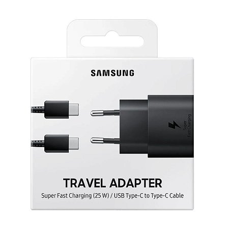 Carregador de Viagem Samsung Super Fast Charging 25W USB-C