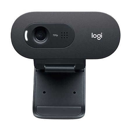 Webcam HD Logitech C505 com Microfone Embutido, 720p, 30fps, 3MP para Chamadas e Gravações em Vídeo Widescreen - 960-001363