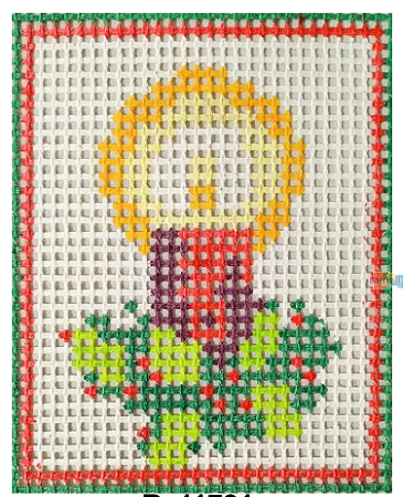 Tela para Bordar – Vela de Natal 11731