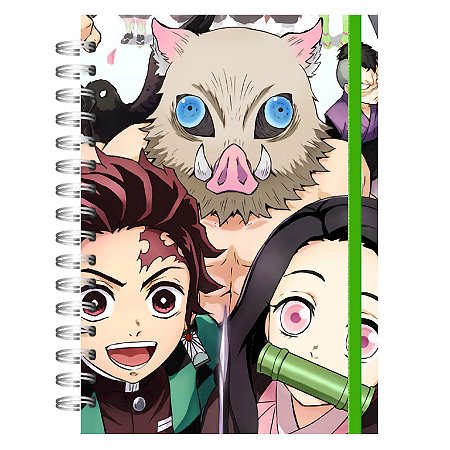 Caderno Universitário Demon Slayer Kimetsu No Yaiba