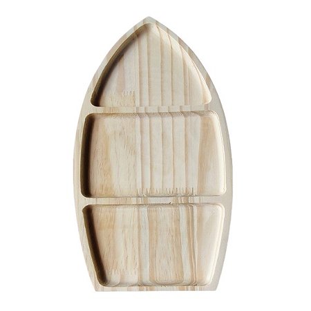 Barca pra Sushi em pinus 40x18cm