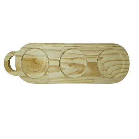 Petisqueira em pinus 44x13cm
