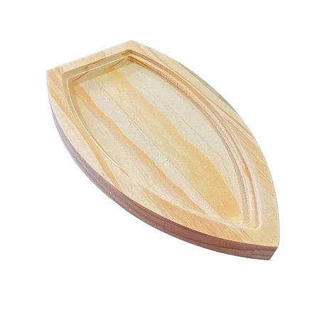Barca pra Sushi em pinus 40x18cm