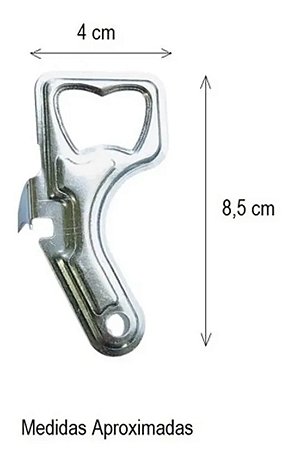 Abridor de latas e garrafa