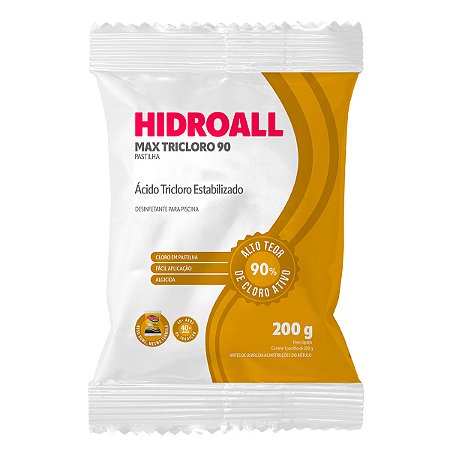 Tablete Max Tricloro 90 Pastilha 200G