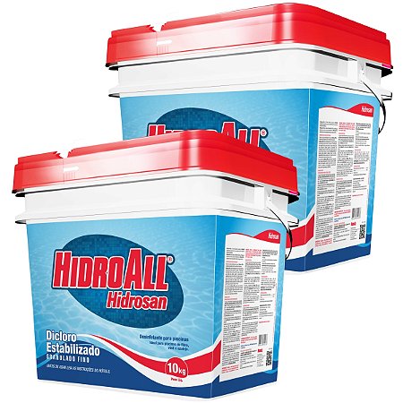 Combo 2 Cloro Granulado Hidrosan Plus 10 kg