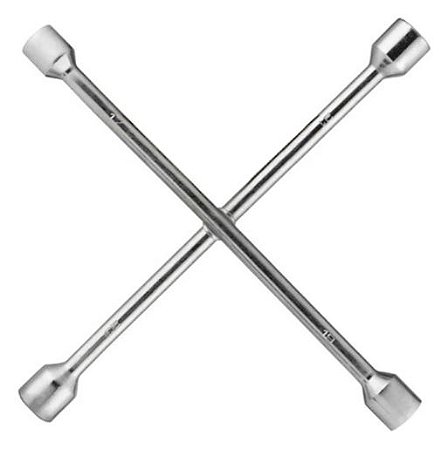 Chave De Roda Cruz 4 Bocas Tipo Cruz Universal Estrela Carro 17 19 21 23mm