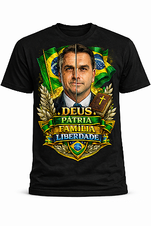 Camiseta Personalizada - Flávio Bolsonaro