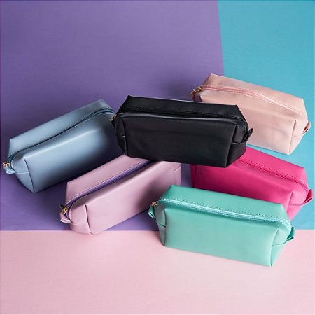 Necessaire PU Impermeável Personalizada 100 peças