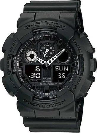 Relógio Casio G-shock Masculino Anadigi Preto