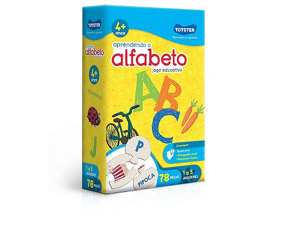 Alfabeto Massinha, brinquedos educativos