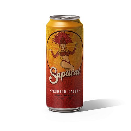 Cerveja Sapucai Premium Lager - Lata 473mL UNIDADE