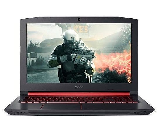 Notebook Gamer Acer Nitro 5 GTX 1050 TI 4GB I7-7700HQ 16GB 1TB 15.6Pol, AN515-51-75KZ