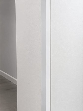 Cantoneira de Alumínio Branca 1/2" 2 Metros – 5 Barras