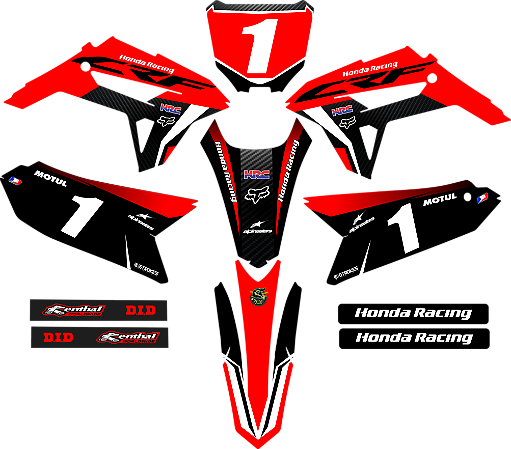 KIT ADESIVOS GRAFICOS CRF230 Biker Ride MOTOCROSS