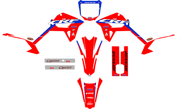 KIT ADESIVOS GRAFICOS CRF230F AMX F21 BRAULIO