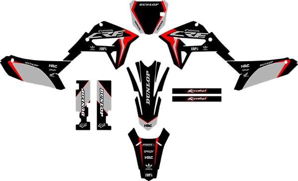 KIT ADESIVOS GRAFICOS CRF230F AMX F21 KEEP