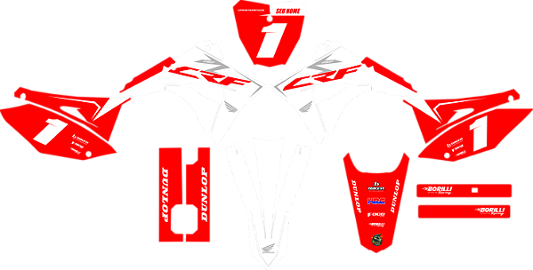 KIT ADESIVOS GRAFICOS CRF230F BIKER EL1TE NEXT JADIA