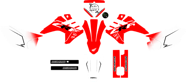 KIT ADESIVOS GRAFICOS CRF230 2015 DRM 2024