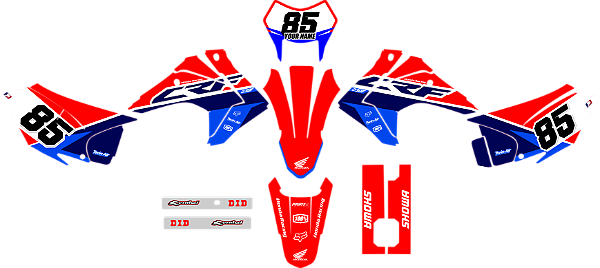 KIT ADESIVOS GRAFICOS CRF230 2015 MARINE