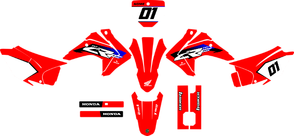KIT ADESIVOS GRAFICOS CRF230 2015 MODELO DA MY23